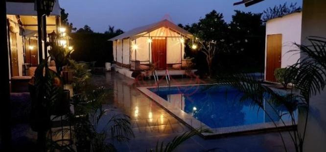 Luxury Farmhouse In Chhatarpur With Pool 新德里 外观 照片