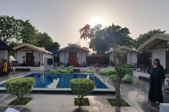 Luxury Farmhouse In Chhatarpur With Pool 新德里 外观 照片